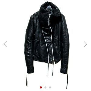 Ekam space leather puffer jacket